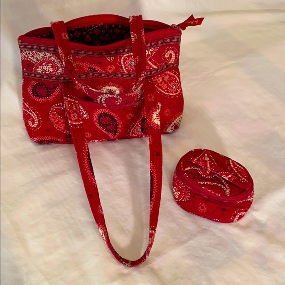 Vera Bradley Shoulder Bag with Small Zippered Case